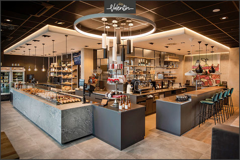 Der Backshop bietet Köstlichkeiten zum Mitnehmen