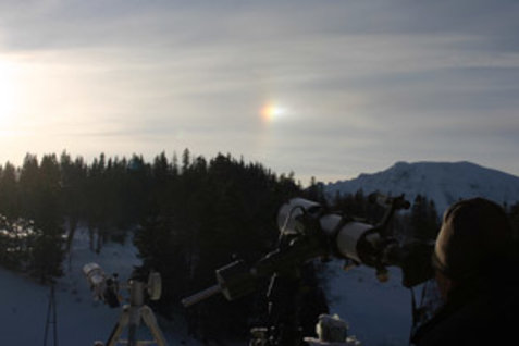Ausblick von der Astrostation Hochbärneck